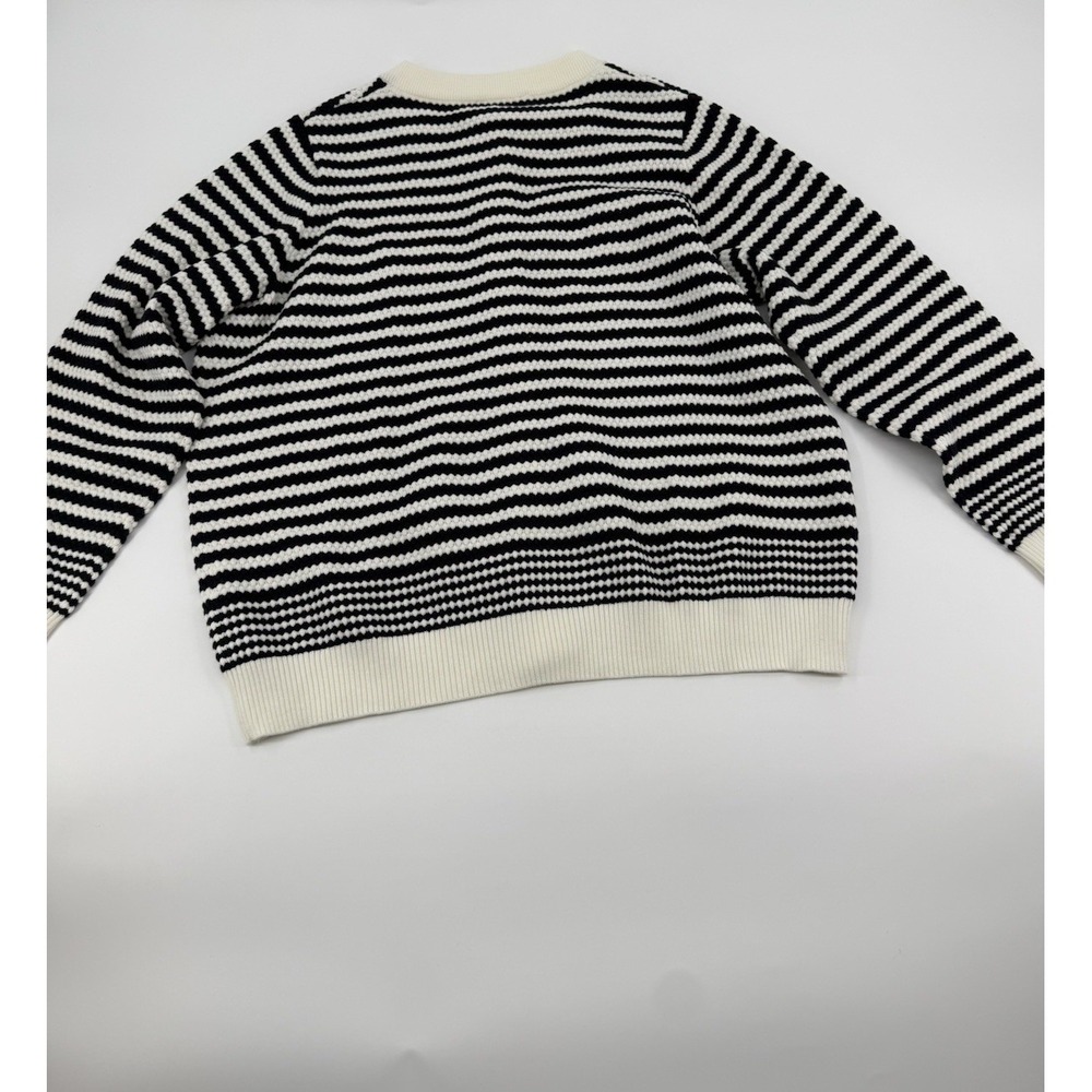 Adrianna Papell stripe Women's cardigan Sweater Gold buttons Size 1X - Picture 8 of 8
